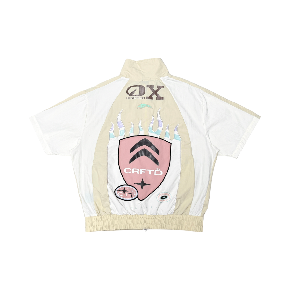 Crafted fashion nylon top