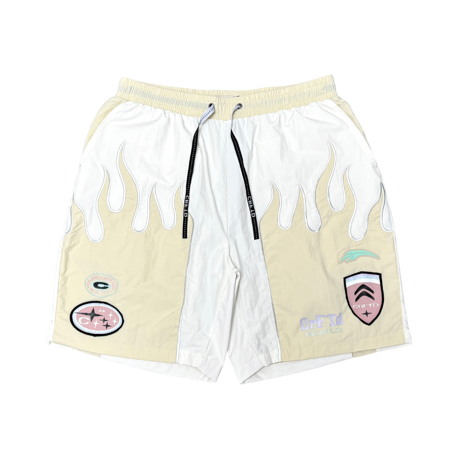 Crafted fashion nylon shorts