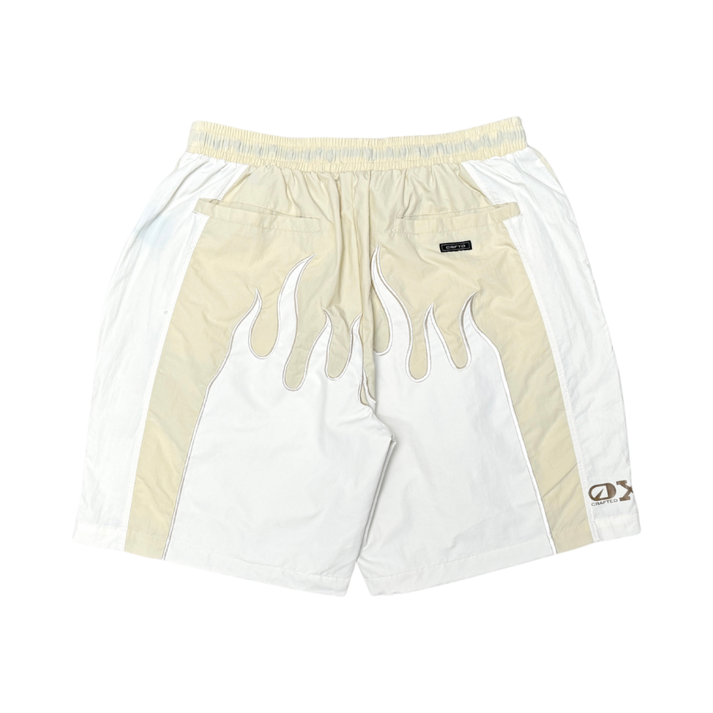 Crafted fashion nylon shorts