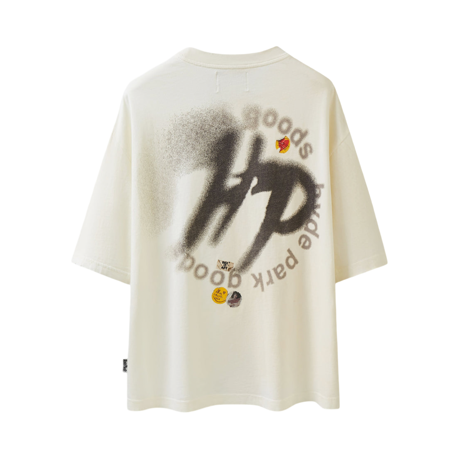 OVER SPRAY STICKER SLAP HP - WHITE