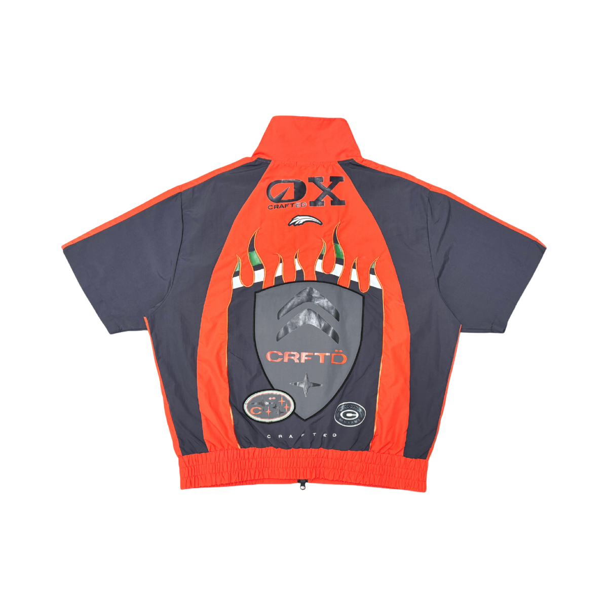 Crafted fashion nylon top