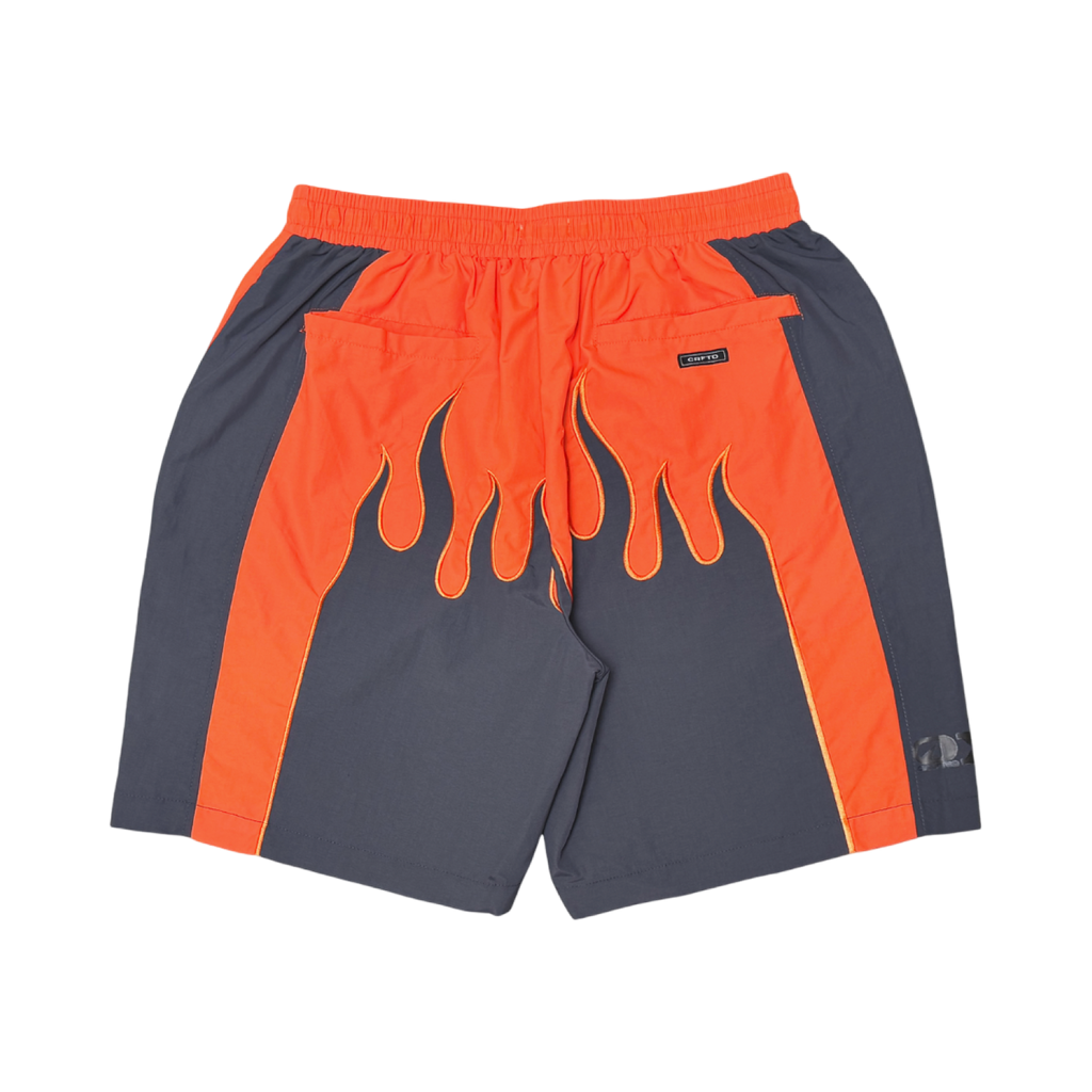 Crafted fashion nylon shorts
