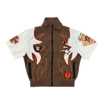 Crafted fashion nylon top