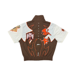 Crafted fashion nylon top