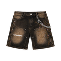 GUAPI Vintage Brown Spider Shorts