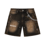 GUAPI Vintage Brown Spider Shorts