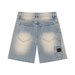 GUAPI Emerald Spider Denim Shorts