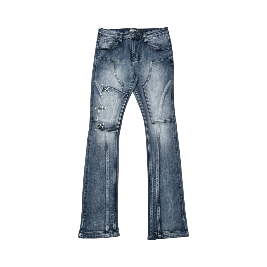 VICIOUS PREMIUM DENIM SKINNY BOOT CUT