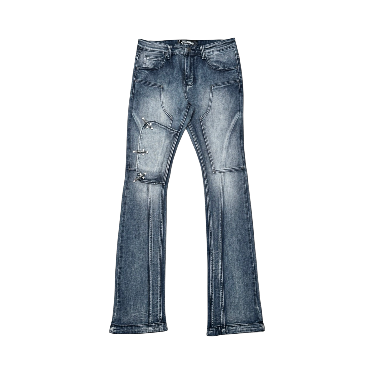 VICIOUS DENIM VICIOUS PREMIUM DENIM SKINNY BOOT CUT in INDIGO