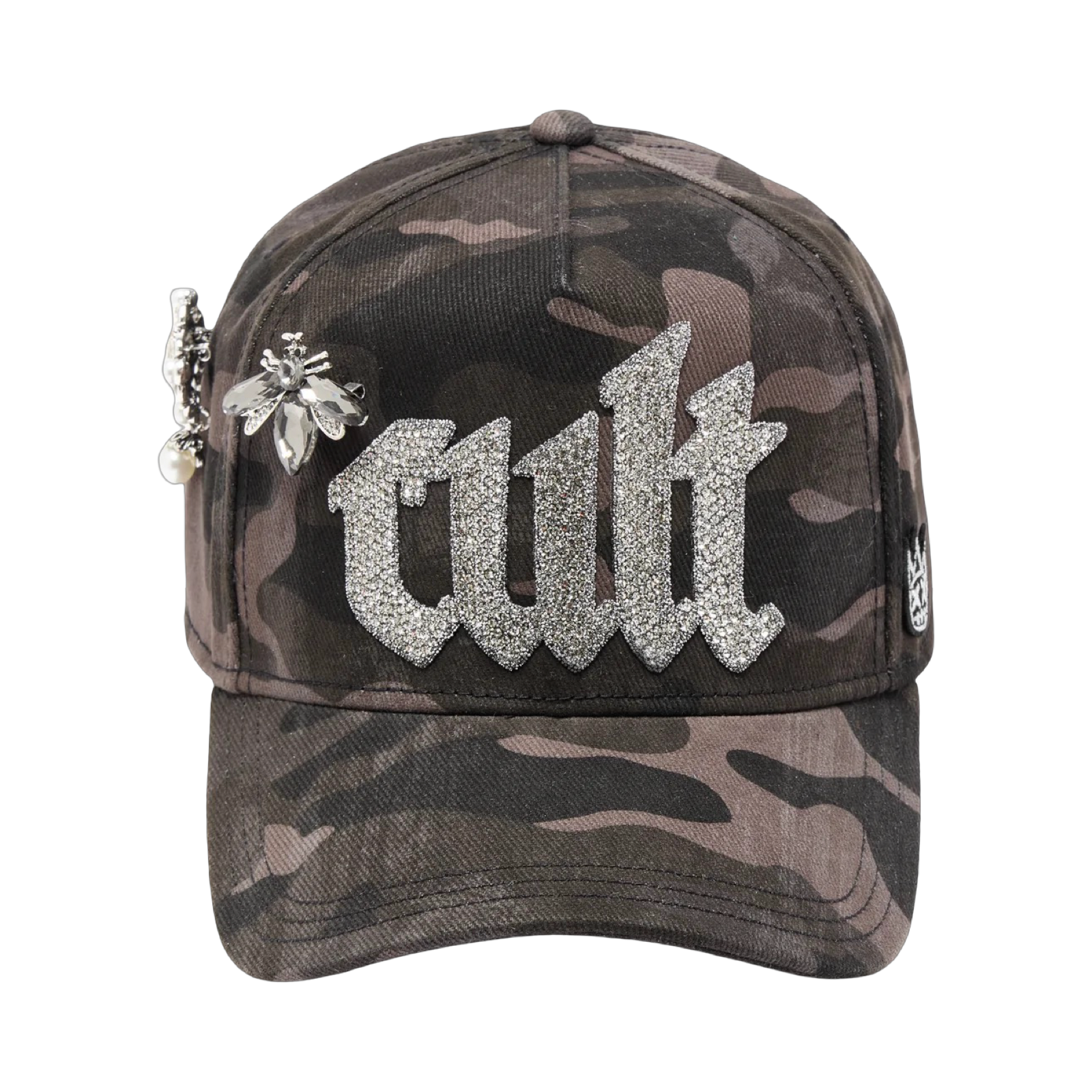 Cult's Mesh Back Trucker Hat "Old English Crystal Logo"