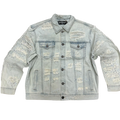 VICIOUS- RHINESTONE DENIM JACKIT