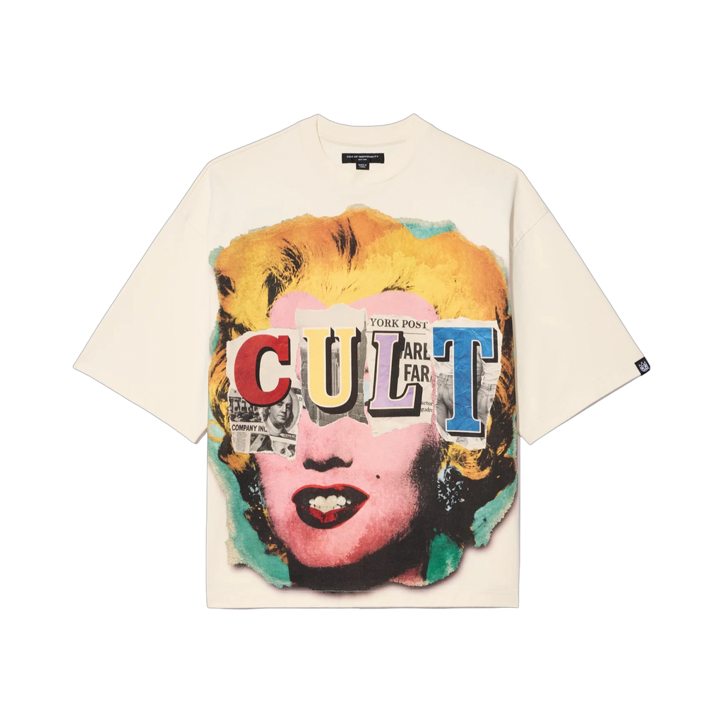 Cult's Oversized Short Sleeve Crew Neck Tee "Every Secret Has A Lie