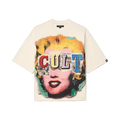 Cult's Oversized Short Sleeve Crew Neck Tee "Every Secret Has A Lie