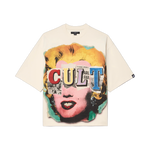Cult's Oversized Short Sleeve Crew Neck Tee "Every Secret Has A Lie
