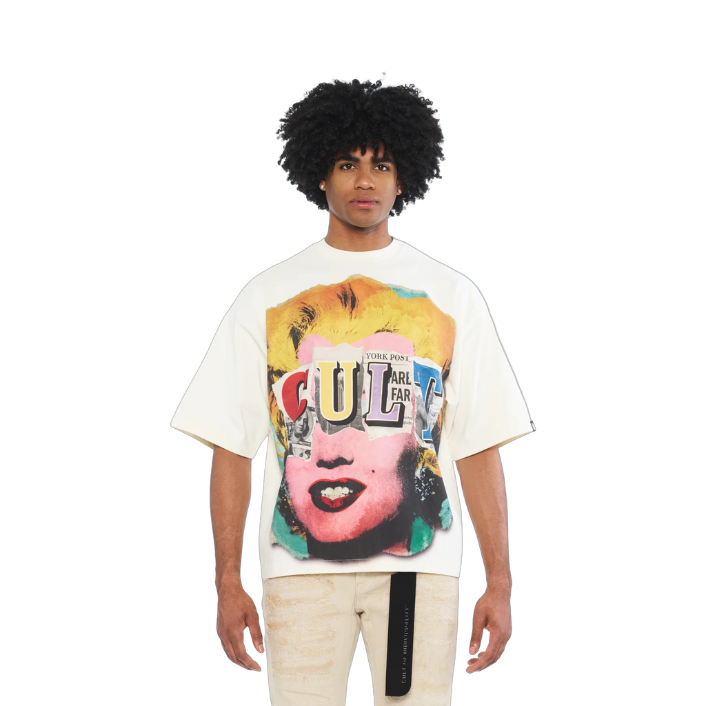 Cult's Oversized Short Sleeve Crew Neck Tee "Every Secret Has A Lie