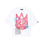 Cult's Oversized Short Sleeve Crew Neck Tee "Airbrushed" 260 Grams