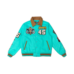 VICIOUS WOOL BODY +PU SLEEVE JACKET