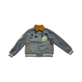 VICIOUS WOOL BODY +PU SLEEVE JACKET