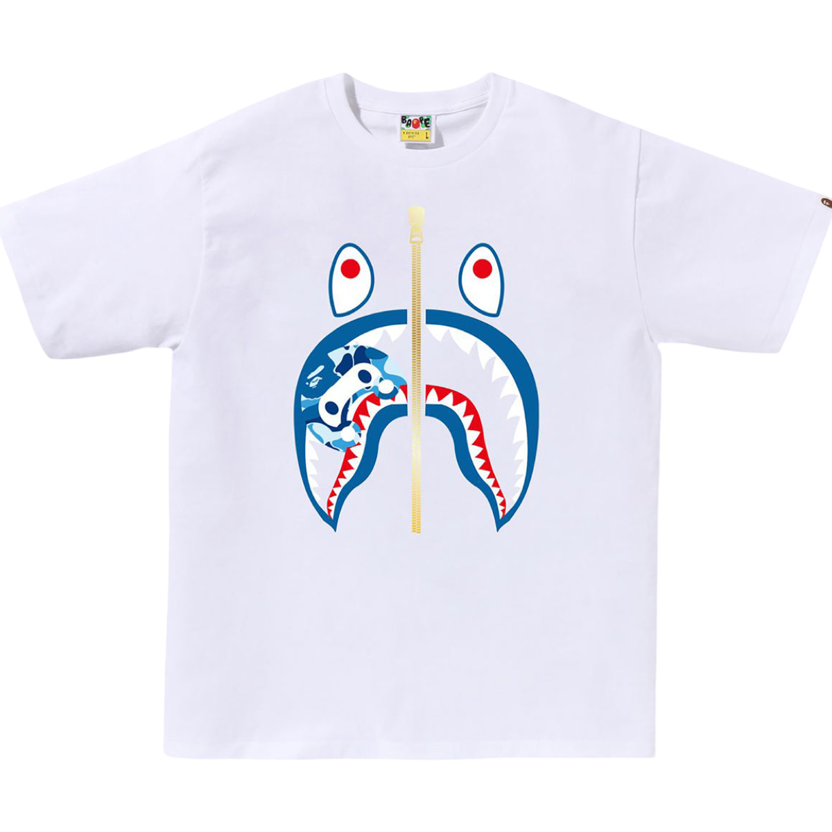 A BATHING APE SHIRT in White