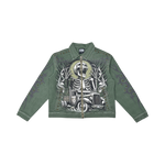 Trucker twill jacket
