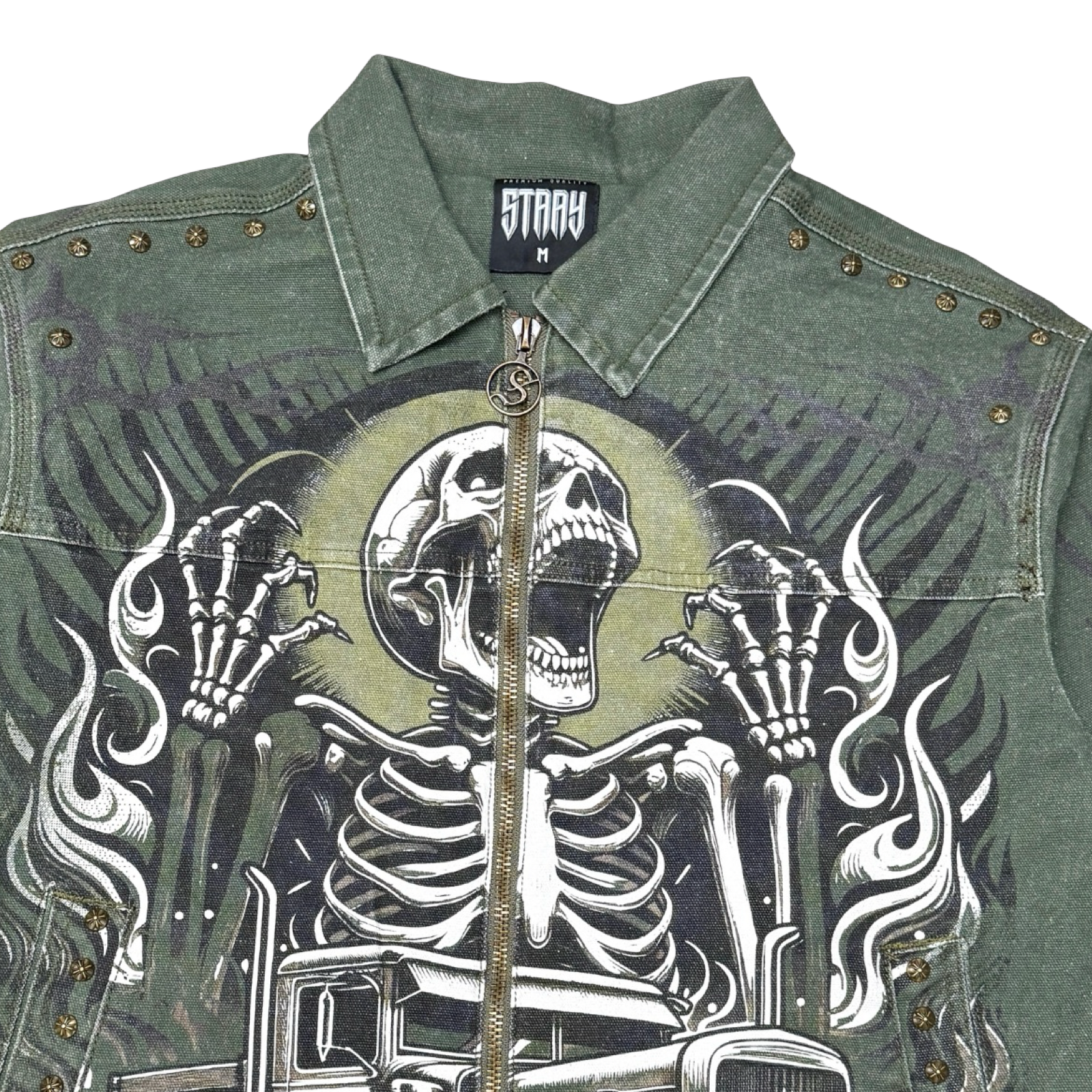 Trucker twill jacket