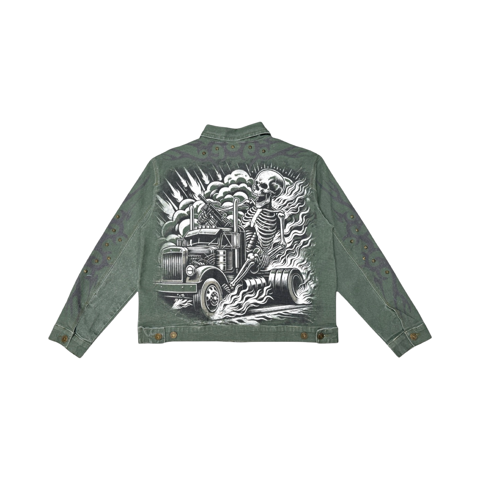Trucker twill jacket