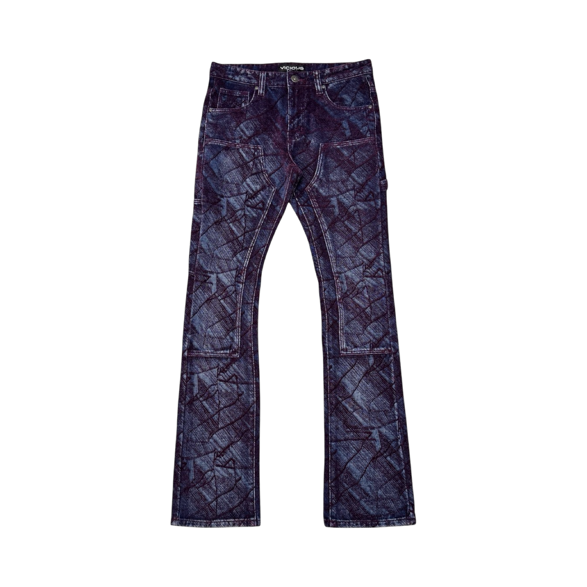 VICIOUS DENIM PREMIUM DENIM VICIOUS in PURPLE, style VC1268