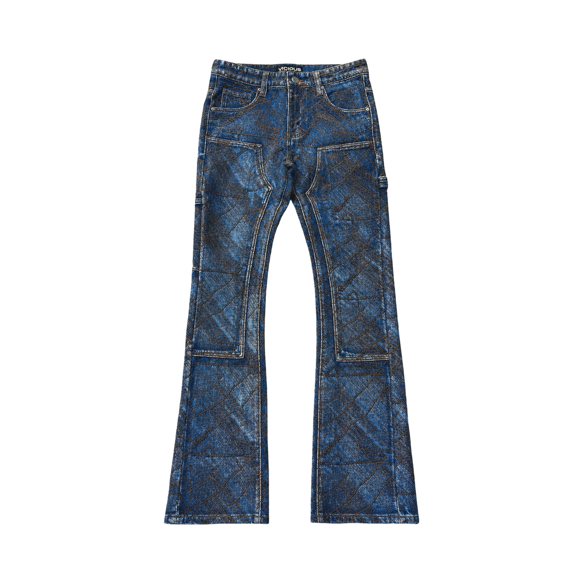 VICIOUS DENIM PREMIUM DENIM VICIOUS in BROWN, style VC1268