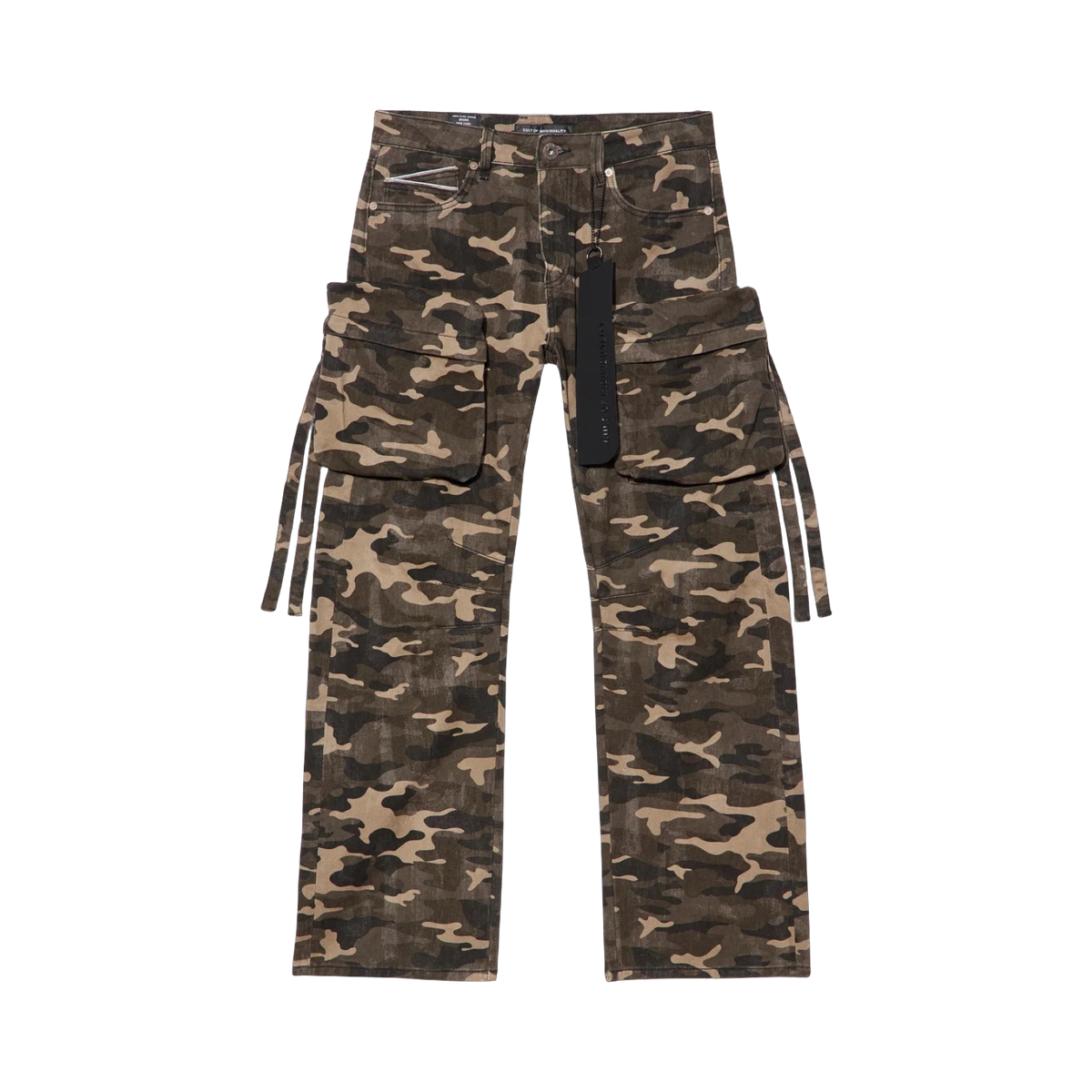 Cult of Individuality Cult's Grunge Baggy Cargo 610 in JAVA CAMO