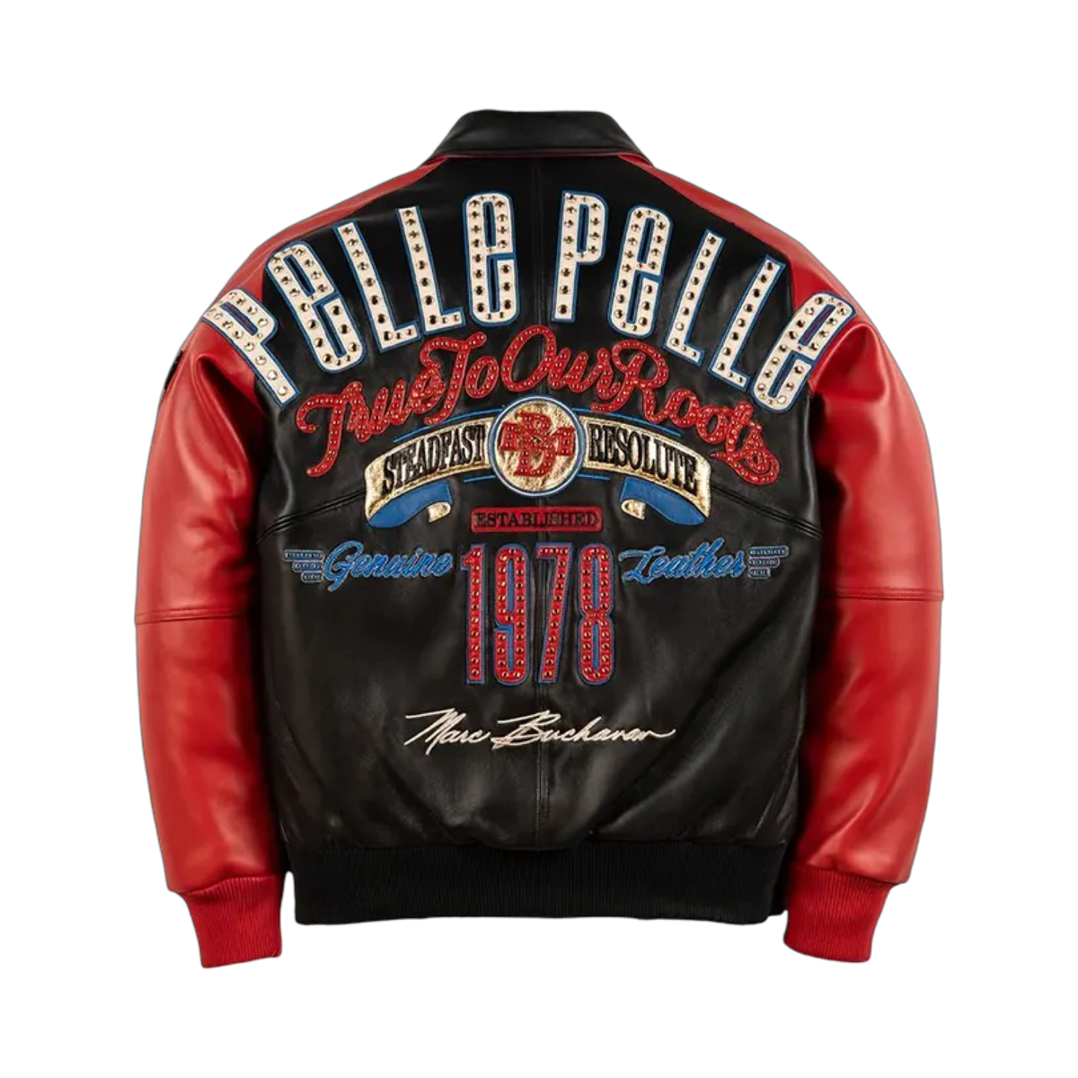 Pelle Pelle True To Our Roots Red & Black Jacket