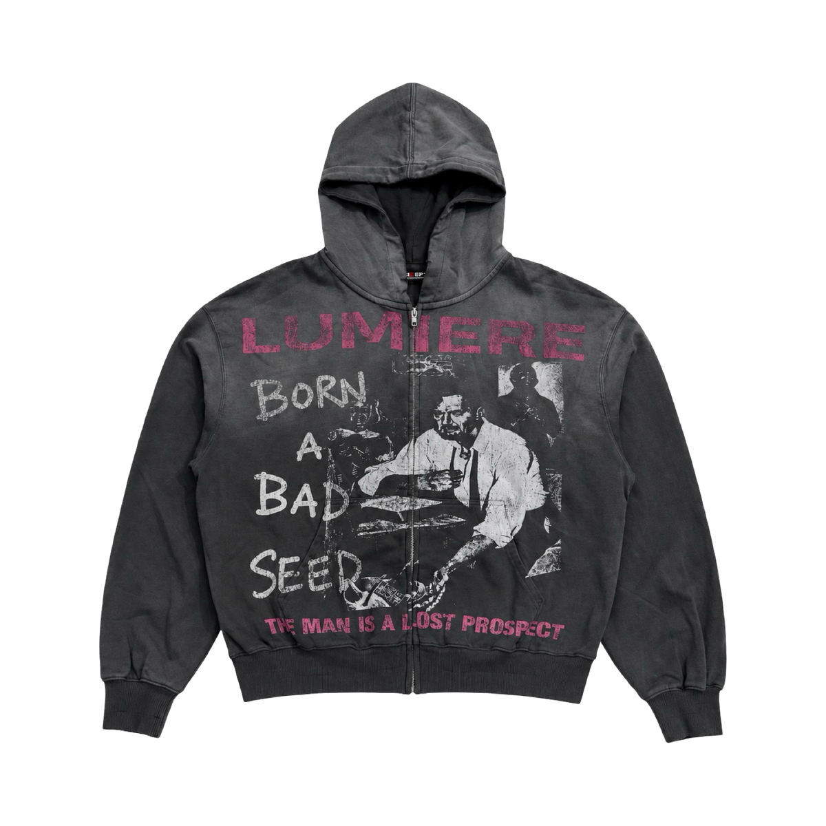 Lumiere “Born a Bad Seed”  Zip-Up Hoodie