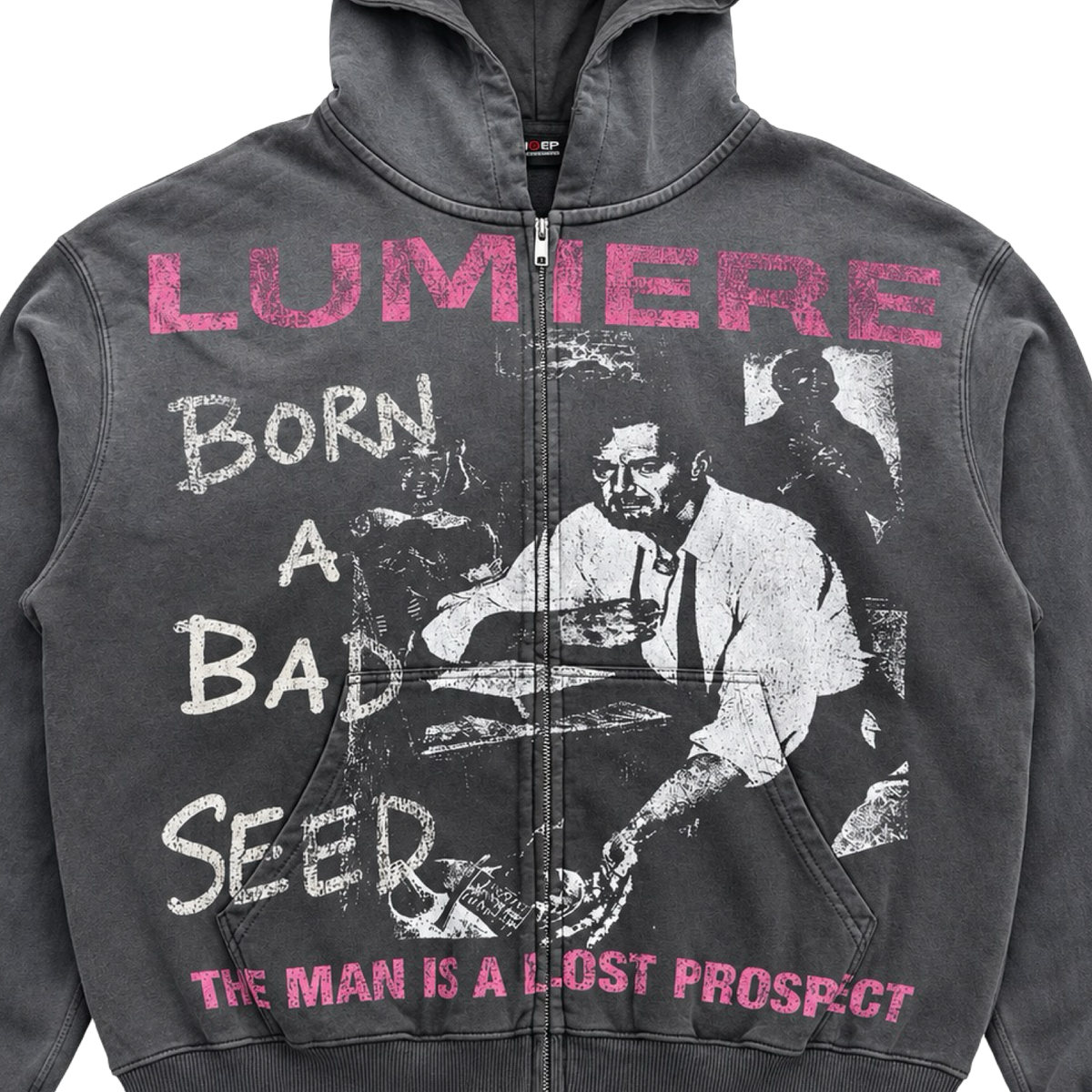 Lumiere “Born a Bad Seed”  Zip-Up Hoodie