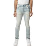 GUN SHOT EFFECT & LIGHTENING WASHED JEAN