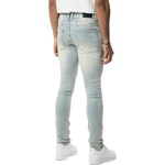 GUN SHOT EFFECT & LIGHTENING WASHED JEAN