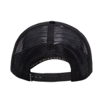 Cult's Clean Logo Mesh Back Trucker Hat in Black