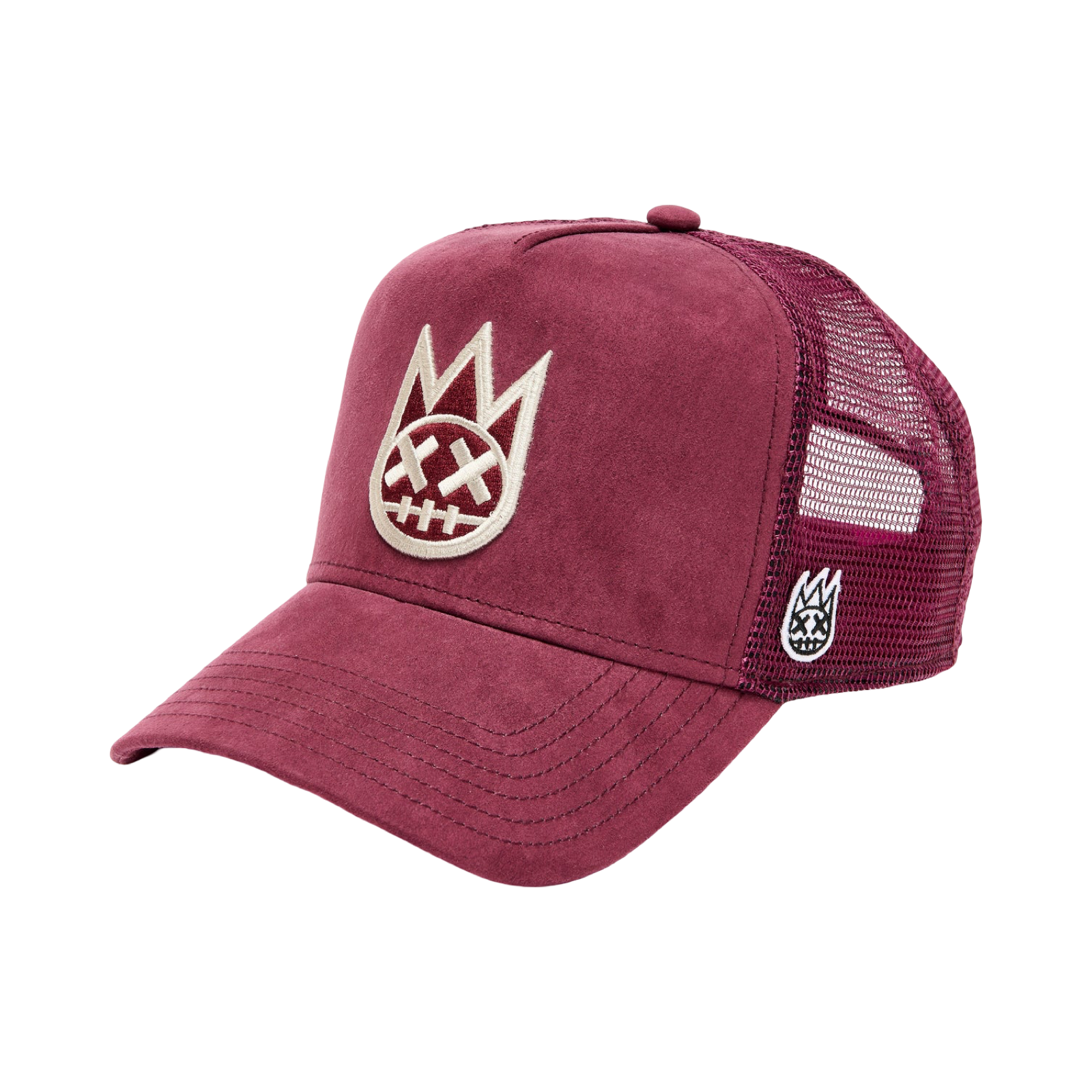 Shimuchan Vintage Merlot Trucker Hat – Mesh Back, Logo Cap