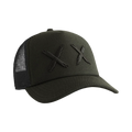 Black XX Mesh Back Trucker Hat – Curved Visor, Classic Fit