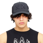 Black XX Mesh Back Trucker Hat – Curved Visor, Classic Fit