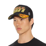 Cult's Kiss Logo Trucker Hat in Black