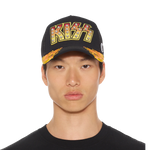 Cult's Kiss Logo Trucker Hat in Black