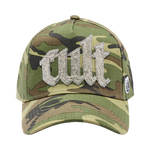 Cult's Crystal Cult Script Logo Hat in Camo