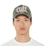 Cult's Crystal Cult Script Logo Hat in Camo