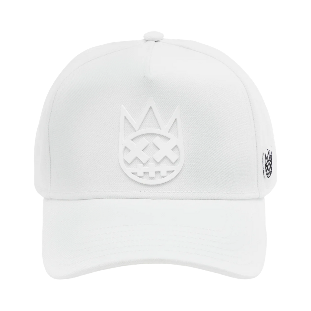 Cult's Logo Mesh Back Trucker Hat "Shimuchan" in Winter White