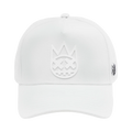 Cult's Logo Mesh Back Trucker Hat "Shimuchan" in Winter White