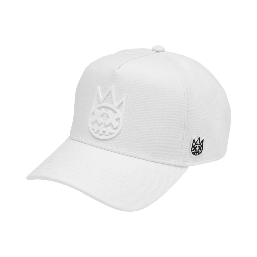 Cult's Logo Mesh Back Trucker Hat "Shimuchan" in Winter White