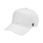 Cult's Logo Mesh Back Trucker Hat "Shimuchan" in Winter White