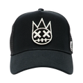 Black Trucker Hat – Mesh Back, White Clean Logo