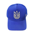 Cult's Crystal Logo Mesh Back Trucker Hat in Blue