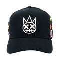Cult's Cult Logo Pattern Hat in Black Pattern