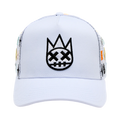 Cult's Cult Logo Pattern Hat in White Pattern